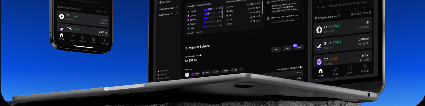 Multichain Platform Dashboard Interface